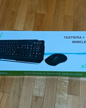 Tastiera + Mouse Wireless AET – Set completo