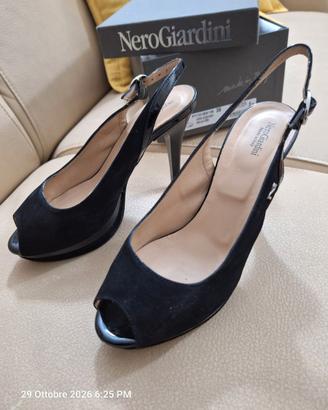 CHANEL NERO GIARDINI N. 38 TACCO  12