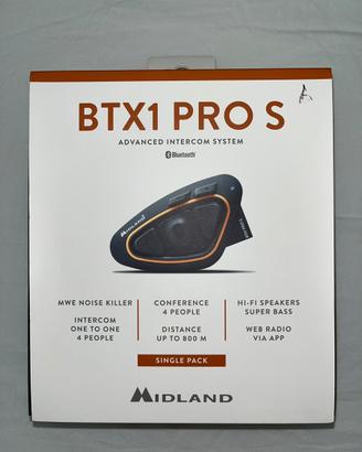 Interfono Midland Btx1 pro s  -Singolo
