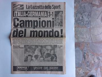 Giornali quotidiani MONDIALI 1982 (finale e non)