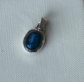 Ciondolo in argento 925 con labradorite