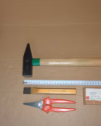 Set WURTH martello + scalpello + cesoia + tampone