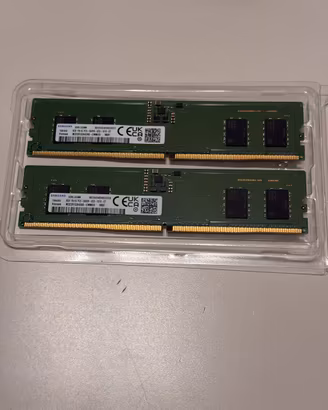 RAM Samsung 16gb (8gb x2) DDR5 UDIMM 5600mhz cl46