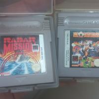 Radar mission + Soccer game boy classic