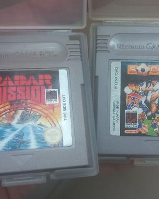 Radar mission + Soccer game boy classic
