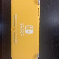 nintendo switch lite gialla + animal crossing