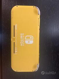 nintendo switch lite gialla + animal crossing