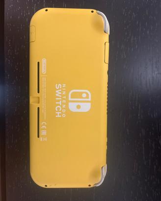 nintendo switch lite gialla + animal crossing