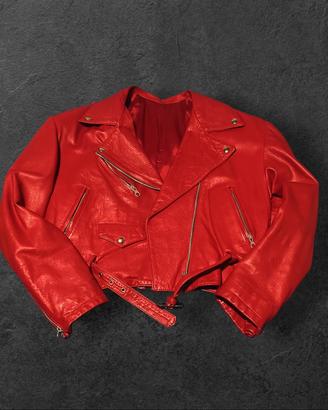 Giacca in Pelle Vintage da Donna 