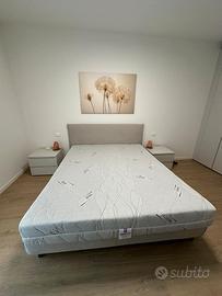 Materasso 160x200 Memory Foam cotone e argento