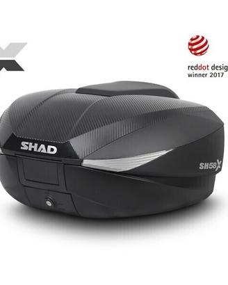 BAULE ESPANDIBILE SHAD SH58X CARBON LOOK