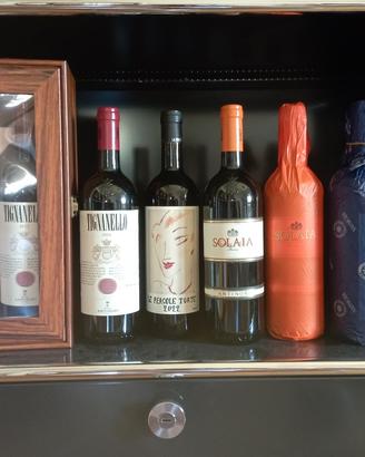 Lotto Vini 8 bottiglie Sassicaia Solaia Tignanello