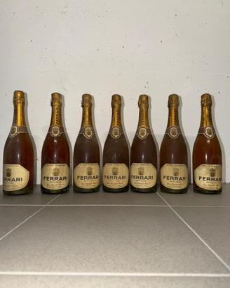 Lotto 7 bottiglie Ferrari Trento Brut Rosé