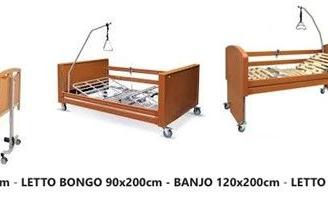 Letto Degenza Legno Regolazione Elettrica