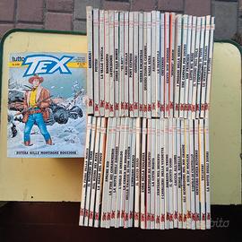 45 fumetti TUTTO TEX a 9 euro (20 cent. l'uno)