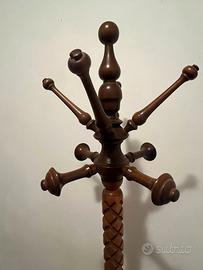 Appendi abiti in legno massiccio alto 153 cm