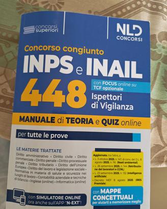 Manuale concorso Inps Inail 