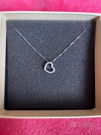 Collana con cuore marca Amen gioielli