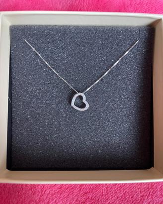 Collana con cuore marca Amen gioielli