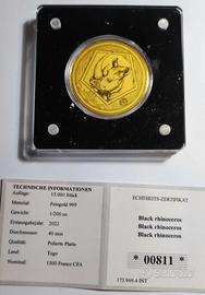 Moneta d'oro 21° secolo, coni da collezione in oro