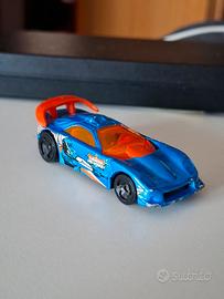 Hot Wheels Callaway C7 Blu Alettone Arancione