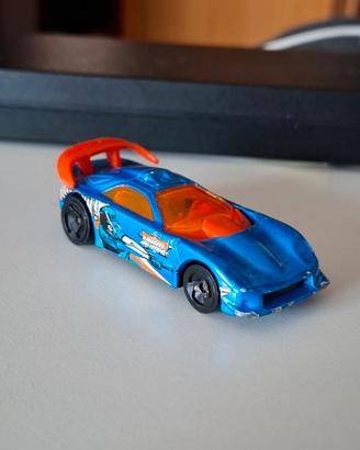 Hot Wheels Callaway C7 Blu Alettone Arancione
