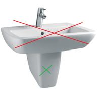 SEMICOLONNA 21 VENTUNO BEU T4098 IDEAL STANDARD