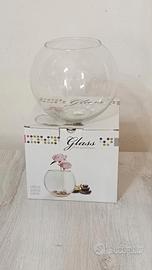 Vaso Sfera in Vetro 20 cm – Eleganza minimal 