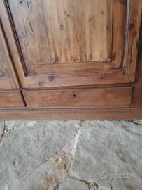 armadio in ciliegio e anete