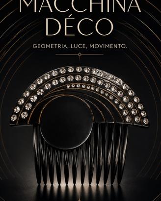 Pettinessa tardo deco anni 40 50 gioiello antico
