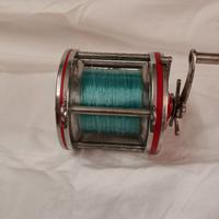 Canna da traina più mulinello per traina di fondo