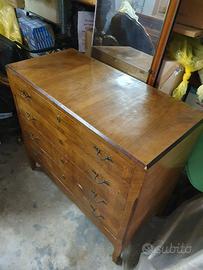 Mobile antico cassettiera con 4 cassetti
