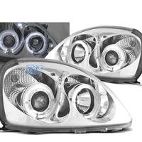 FARI PER TOYOTA YARIS 99-03 OCCHI ANGEL CROMATI