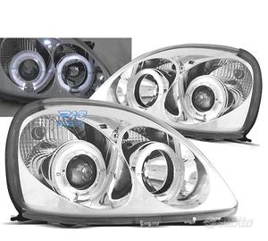 FARI PER TOYOTA YARIS 99-03 OCCHI ANGEL CROMATI