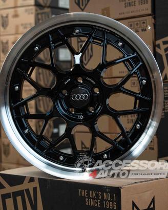 cerchi in lega da 17 FOX modello HIRO Black 5x100