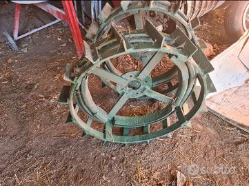 ruote in ferro gabbie per motocoltivatore 