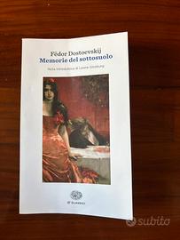 Libro “Le memorie del sottosuolo”