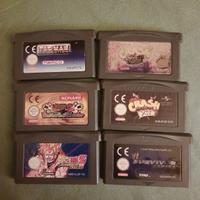 Lotto 6 Giochi Game boy advance, dragonball,pacman