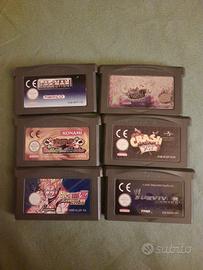 Lotto 6 Giochi Game boy advance, dragonball,pacman