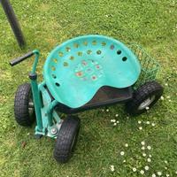 Carrello portavasi giardino con seduta Waldbeck