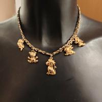 Collana Vintage con Charm Animaletti