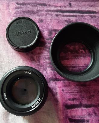 obbiettivo nikon af nikkor  50mm  1:1.4D  euro 140