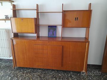 Mobile libreria con letto apribile