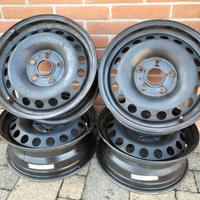 Set 4 cerchi 15" 5 fori per Volkswagen Audi Seat