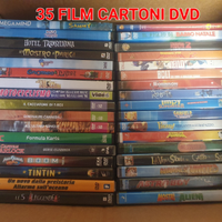 35 films dvd e 13 vhs cartoni animati x bimbi