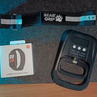 Kit Fitness casa:Hand-grip  fasce BFR smart band