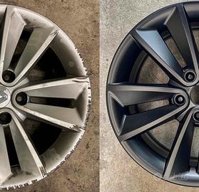 CERCHI IN LEGA RIPARAZIONE E VERNICIATURA