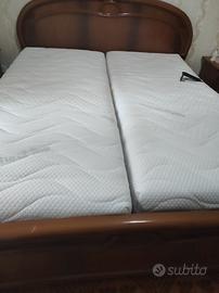 Letto matrimoniale elettrico rete doghe indip
