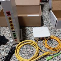 ROUTER ZTE  ZXHN H3600 + ZTE GPON ONT ZXHN F6005