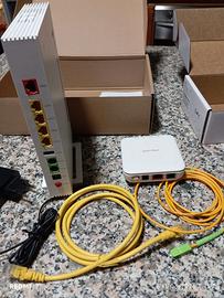 ROUTER ZTE  ZXHN H3600 + ZTE GPON ONT ZXHN F6005